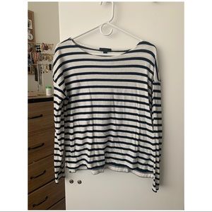J Crew Stripes long sleeve shirt